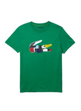 T-Shirt Lacoste TH0822 Grün Für Herren