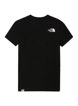 T-Shirt The North Face Box Schwarz Für Junge Und Mädchen
