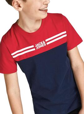T-Shirt Jack & Jones Steve Rot Für Junge