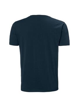 T-Shirt Helly Hansen Shoreline Marineblau Für Herren