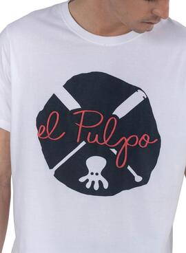 T-Shirt El Pulpo New Colour Splash Weiss Herren