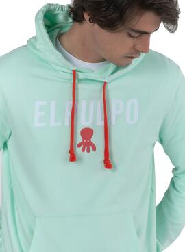 Sweatshirt El Pulpo Embroidery Grün für Herren
