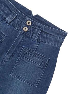 Short Jeans Mayoral Taschen Blau  Dunkel Mädchen