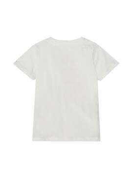 T-Shirt Name It Florence Eiscreme Weiss für Mädchen