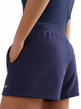 Short Tommy Jeans Essential Marineblau für Damen