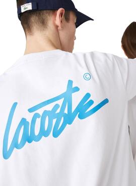 T-Shirt Lacoste Live TH2748 Weiss Herren und Damen