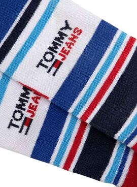 Socken Tommy Hilfiger Streifen Multicolor Unisex