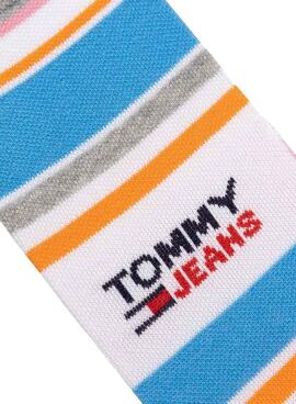 Socken Tommy Jeans Streifen Multicolor für Damen