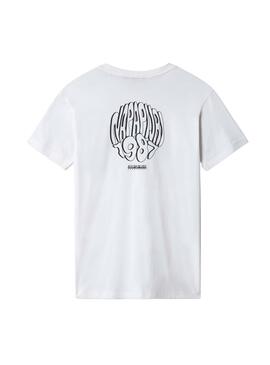 T-Shirt Napapijri-Plan Weiss für Herren