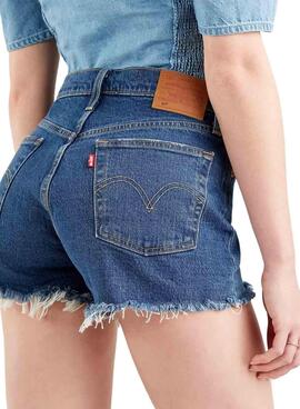 Short Jeans Levis 501 Original Blau für Damen