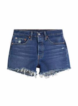 Short Jeans Levis 501 Original Blau für Damen