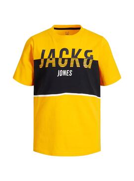 T-Shirt Jack und Jones Viking Gelb Junge