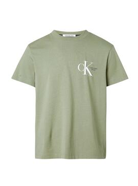T-Shirt Calvin Klein Dynamic Grün Herren