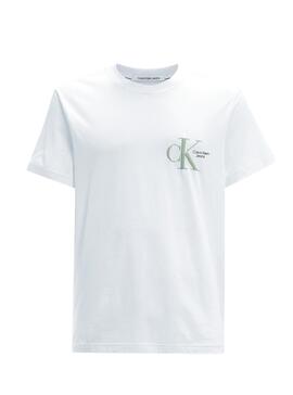T-Shirt Calvin Klein Dynamic Weiss für Herren