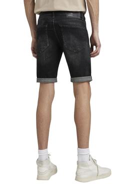 Bermuda Denim G-Star 3301 Slim Schwarz für Herren