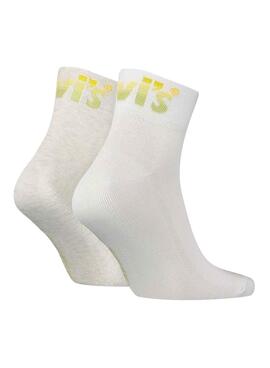 Socken Levis Weisss Unisex-Logo Mit Farbverlauf