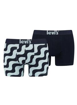 Pack 2 Unterhose Levis Seventies Wave Geometric
