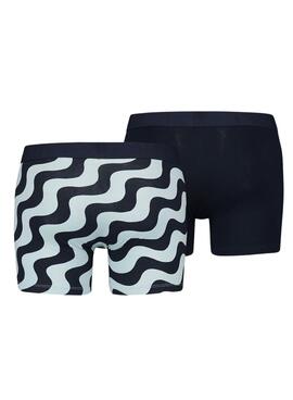 Pack 2 Unterhose Levis Seventies Wave Geometric