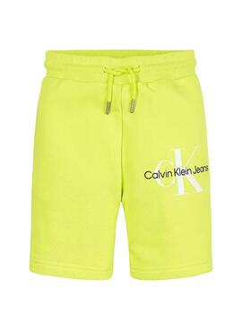 Bermuda Calvin Klein Shiny Gelb für Junge