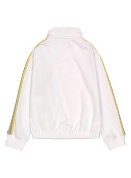 Sweatshirt Levis Half Zip Logo Weiss für Mädchen