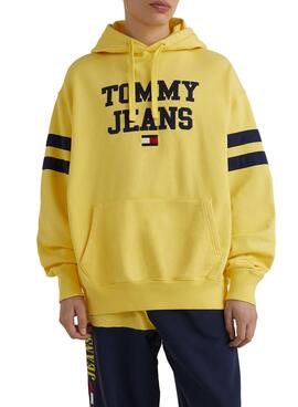 Sweatshirt Tommy Jeans ABO POP Gelbe für Herren
