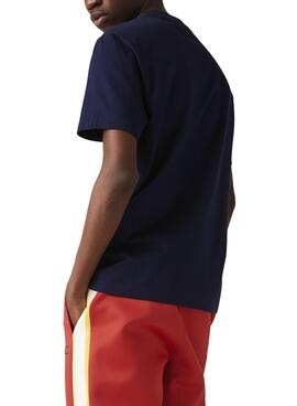 T-Shirt Lacoste Made In France Marina für Herren