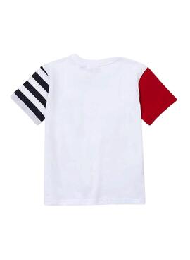 T-Shirt Lacoste-Tasche Weiss für Junge