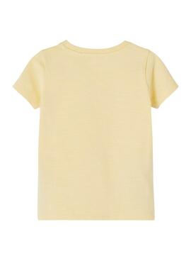 T-Shirt Name It Jusa Einhorn Gelb für Mädchen