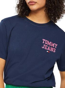 T-Shirt Tommy Jeans POP DROP Marina für Damen