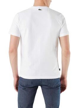 T-Shirt Lacoste Heritage Weiss für Herren