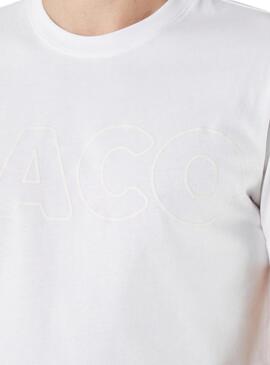 T-Shirt Lacoste Heritage Weiss für Herren