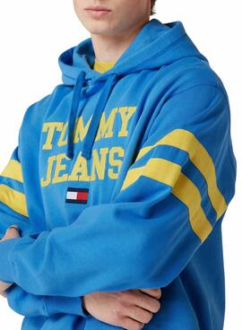 Sweatshirt Tommy Jeans POP DROP Blau für Herren