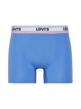 Box Gift 3 Boxer Levis Blau für Herren