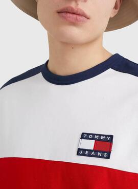 T-Shirt Tommy Jeans Colorblock Badge Multicolor