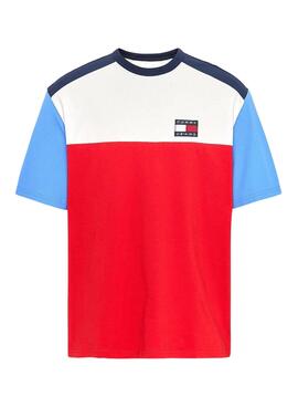 T-Shirt Tommy Jeans Colorblock Badge Multicolor
