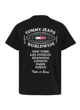 T-Shirt Tommy Jeans Modern  Essential Schwarz Herren