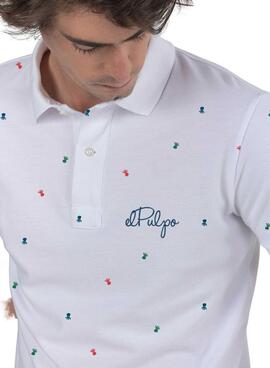 Polo El Pulpo Colours All Over Weiss für Herren