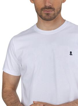 T-Shirt El Pulpo Basic Logo Weiss für Herren