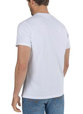T-Shirt El Pulpo Hawaiian Weiss für Herren