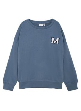 Sweatshirt Name It College Blau für Junge