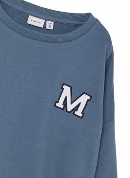 Sweatshirt Name It College Blau für Junge