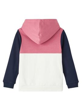 Sweatshirt Name It Colourblock Pinke für Mädchen
