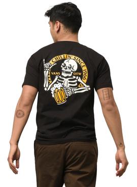 T-Shirt Vans Chillin Since 66 Schwarz Unisex