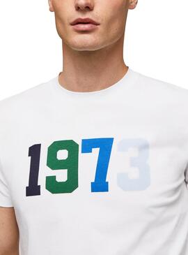 T-Shirt Pepe Jeans Totem Weiss für Herren
