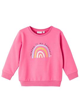 Sweatshirt Name It Larainbow Rosa für Damen