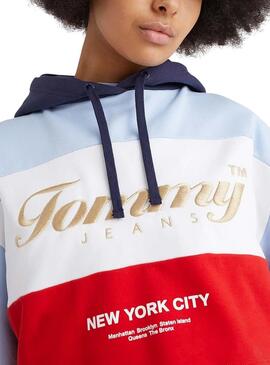 Sweatshirt Tommy Jeans Archive Cropped Multicolor