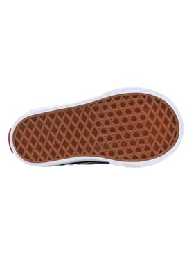 Sneakers Vans Old Skool Klettverschluss Schwarzs für Mini