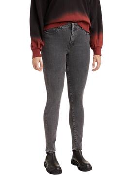 Hose Levis 721 High Rise Skinny Grau Damen