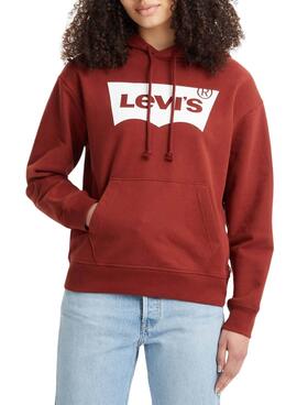 Sweatshirt Levis Graphic Standard Bordeaux Damen