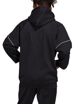 Sweatshirt Adidas Rekive Kapuze Schwarz für Herren